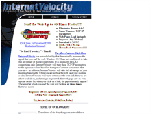 Tablet Screenshot of internetvelocity.com